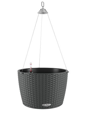 Кашпо подвесное Lechuza Nido Cottage 35 гранит
