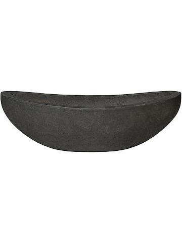 Кашпо Baq polystone plain boat smoke Кашпо Baq polystone plain boat smoke