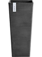 Кашпо Ecopots rotterdam high 70 dark grey L32 W32 H70 см