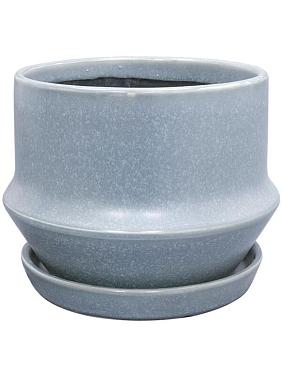 Кашпо с поддоном Jent pot with saucer sky Кашпо с поддоном Jent pot with saucer sky