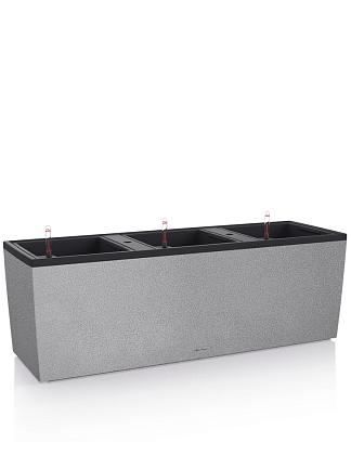 Кашпо Lechuza Trio Stone (каменно-серый)