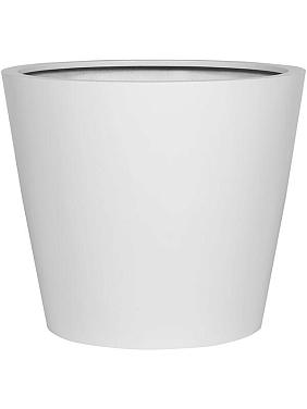 Кашпо Fiberstone bucket l matt white Кашпо Fiberstone bucket l matt white