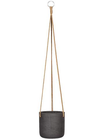 Кашпо подвесное Rough charlie (hanging) s black washed Кашпо подвесное Rough charlie (hanging) s black washed