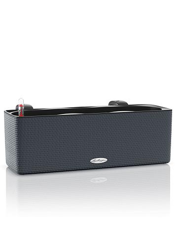 Кашпо Lechuza Cube Color Triple серый