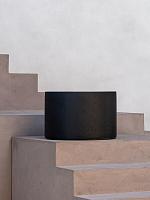 Кашпо Grigio cylinder xl anthracite D80 H61 см