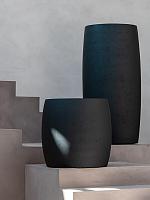 Кашпо Grigio modern pot anthracite D44 H44 см