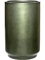 Кашпо Baq gradient cylinder matt forest green (met inzetbak) D40 H60 см