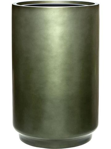 Кашпо Baq gradient cylinder matt forest green (met inzetbak) Кашпо Baq gradient cylinder matt forest green (met inzetbak)