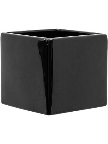 Кашпо Basic square shiny black Кашпо Basic square shiny black
