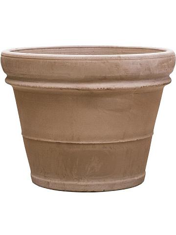 Кашпо Terra cotta doppio bordo grey Кашпо Terra cotta doppio bordo grey