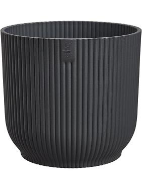 Кашпо Vibes fold round anthracite