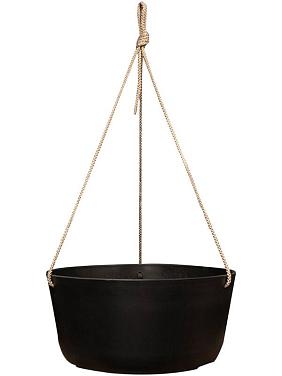 Кашпо подвесное Palermo hanger black Кашпо подвесное Palermo hanger black