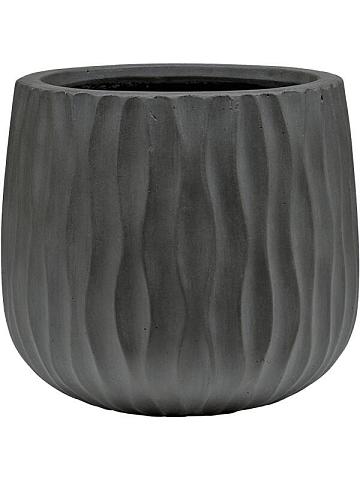 Кашпо Wave pax s, charcoal cement Кашпо Wave pax s, charcoal cement