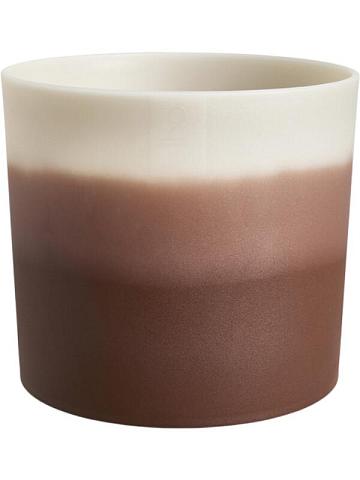 Кашпо Colour gradient round cedar brown Кашпо Colour gradient round cedar brown