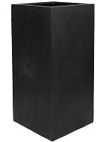 Кашпо Fiberstone bouvy l black L40 W40 H80 см