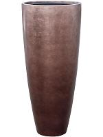 Кашпо Baq metallic silver leaf partner matt coffee (с техническим горшком) D40 H90 см Кашпо Baq metallic silver leaf partner matt coffee (с техническим горшком) D40 H90 см