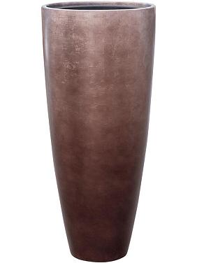 Кашпо Baq metallic silver leaf partner matt coffee (с техническим горшком) Кашпо Baq metallic silver leaf partner matt coffee (с техническим горшком)