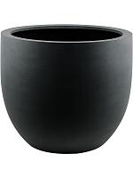 Кашпо Argento new egg pot black D36 H31 см