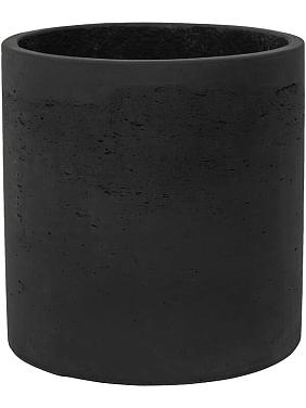 Кашпо Rough puk l black washed Кашпо Rough puk l black washed