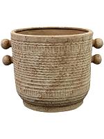 Кашпо Sophia pot sand D17 H15 см