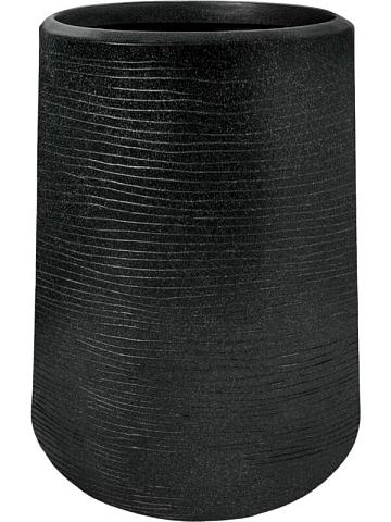Кашпо Capi arc granite sandbag high black Кашпо Capi arc granite sandbag high black