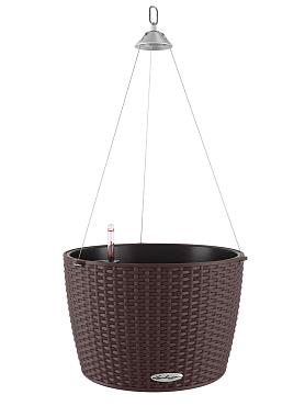 Кашпо подвесное Lechuza Nido Cottage (мокко)