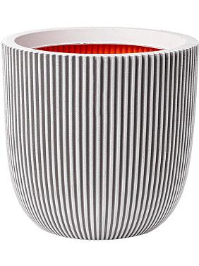 Кашпо Capi nature groove nl planter ball ivory Кашпо Capi nature groove nl planter ball ivory