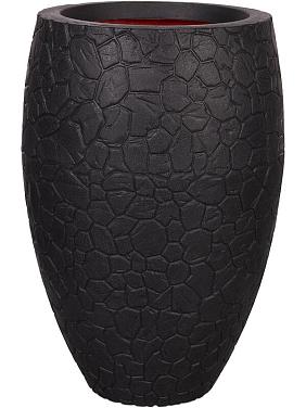 Кашпо Capi nature clay nl vase elegant deluxe black Кашпо Capi nature clay nl vase elegant deluxe black