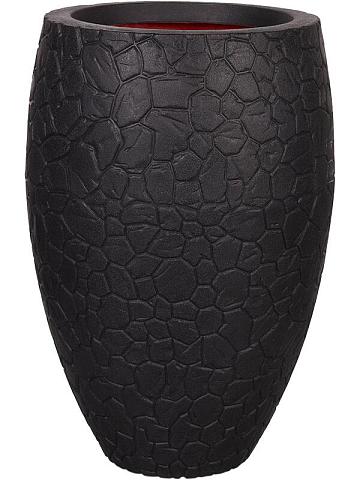 Кашпо Capi nature clay nl vase elegant deluxe black Кашпо Capi nature clay nl vase elegant deluxe black