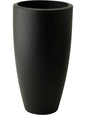 Кашпо June round black