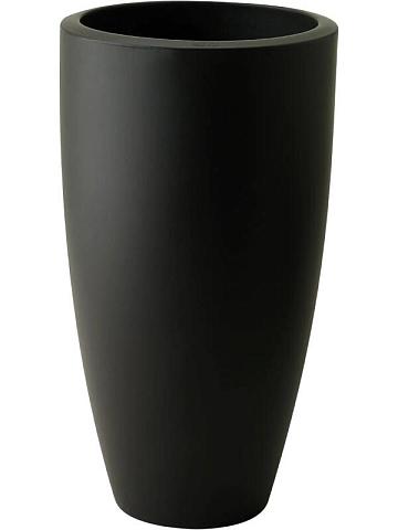 Кашпо June round black