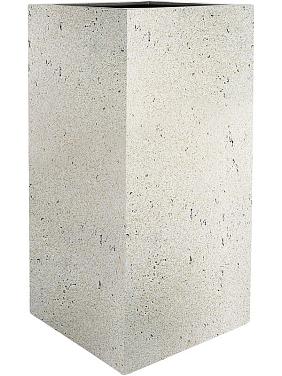 Кашпо Grigio high cube antique white Кашпо Grigio high cube antique white