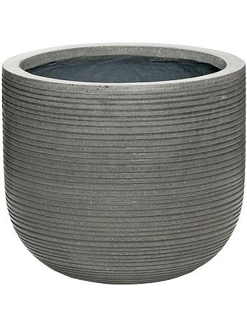 Кашпо Ridged horizontally cody s dark grey Кашпо Ridged horizontally cody s dark grey