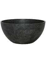 Кашпо Artstone fiona bowl black D25 H12 см