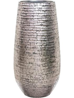 Кашпо Baq opus hammered darcy high silver (с техническим горшком) Кашпо Baq opus hammered darcy high silver (с техническим горшком)
