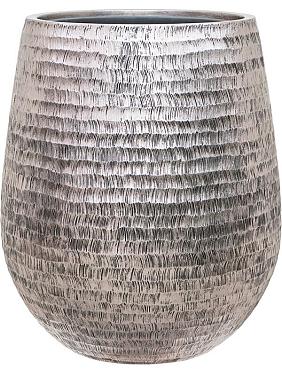 Кашпо Baq opus hammered darcy silver (с техническим горшком) Кашпо Baq opus hammered darcy silver (с техническим горшком)