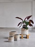 Кашпо Tact orchidpot light grey D33 H29 см