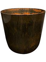 Кашпо Palermo pot marble brown D17 H15 см Кашпо Palermo pot marble brown D17 H15 см