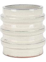 Кашпо Agate pot cream D28 H23 см