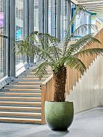 Кашпо Baq gradient balloon matt forest green D54 H51 см