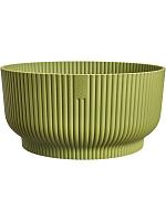 Кашпо Vibes fold bowl fern green D25 H12 см