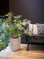 Кашпо Capi nature groove nl planter ball ivory D35 H34 см