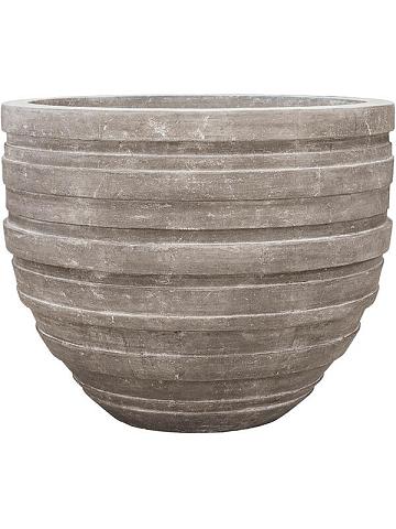 Кашпо Baq polystone coated junar couple raw grey Кашпо Baq polystone coated junar couple raw grey
