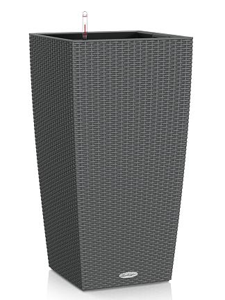 Кашпо Lechuza Cubico Cottage (гранит)