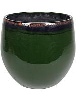 Кашпо Charlotte pot green D33 H28 см
