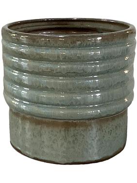 Кашпо Doom pot reactive grey blue Кашпо Doom pot reactive grey blue