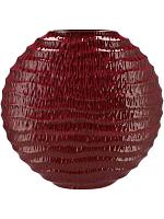 Ваза Inga jada oval vase purple active glaze wave D41 H39 см
