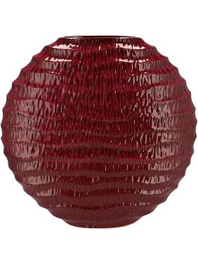 Ваза Inga jada oval vase purple active glaze wave