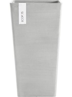 Кашпо Ecopots rotterdam mid high 56 white grey Кашпо Ecopots rotterdam mid high 56 white grey