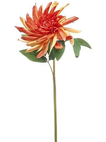 Георгина Твист оранжевая искусственная Георгина Твист оранжевая искусственная